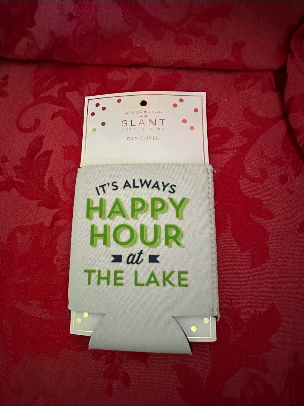 🌵 3/$15 Can Koozie "It's Always Happy Hour at the Lake" ( see description)